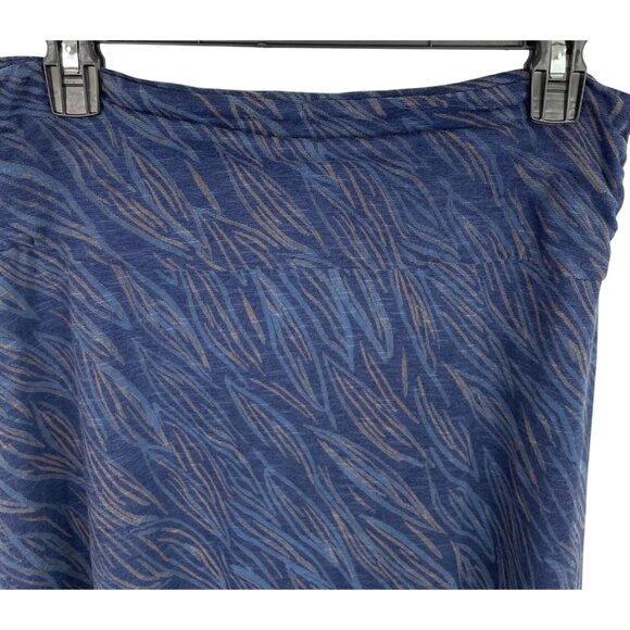 Horny Toad & Co Chaka Skirt Womens Size M Blue Tencel Organic Cotton Knit Skirt - Picture 5 of 8